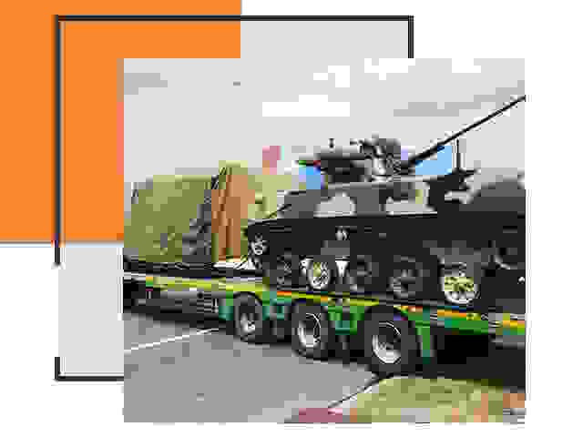 Перевозка военной техники в Благовещенске